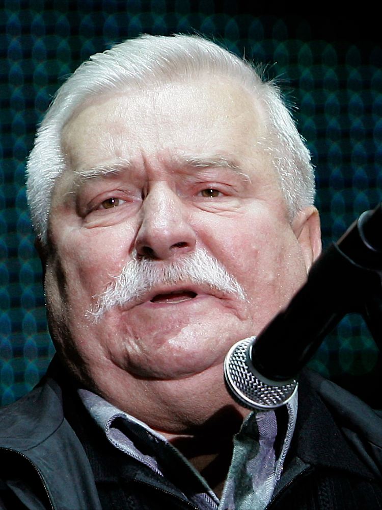 "Darauf aufmerksam machen, dass Menschenrechte verletzt werden": Lech Walesa.
