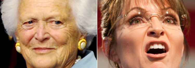 Bush vs. Palin: Konservative unter sich.