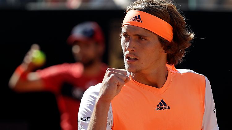 Die Becker-Faust beherrscht Alexander Zverev bereits.
