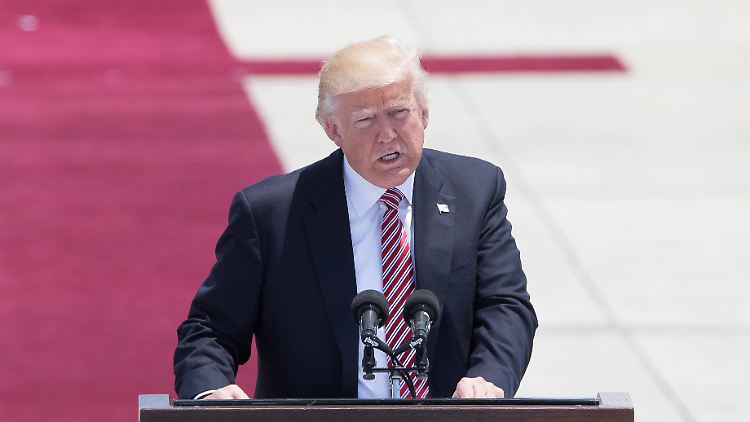Donald Trump - erst Rüstungsdeal mit den Saudis, dann Kritik am Rivalen Iran