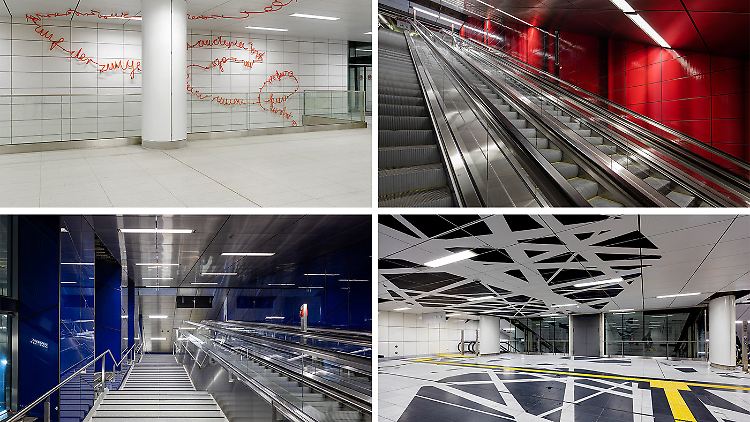 Die Wehrhahn-Linie in Düsseldorf ist nicht nur Transportmittel, sondern auch Kunst im öffentlichen Raum.