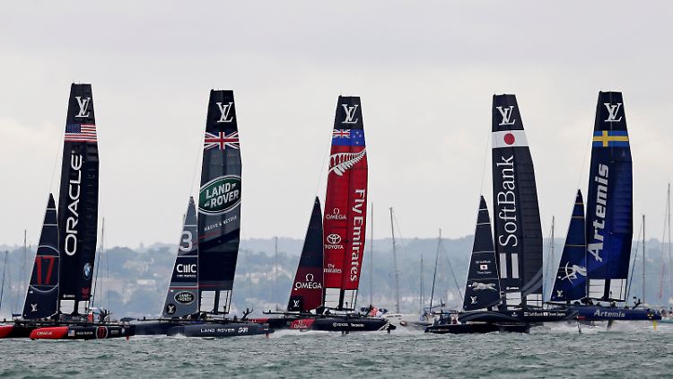 Geht wieder los: Der America's Cup startet am Freitag.