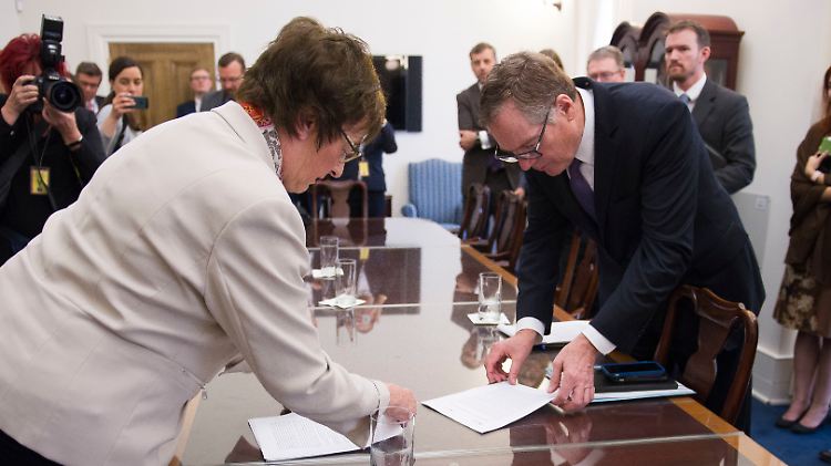 Bundeswirtschaftsministerin Brigitte Zypries traf sich in Washington mit dem US-Handelsbeauftragten Robert Lighthizer.