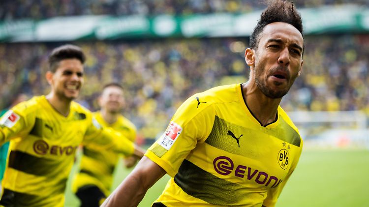 Auch BVB-Torjäger Pierre-Emerick Aubameyang soll von chinesischen Klubs umworben sein.