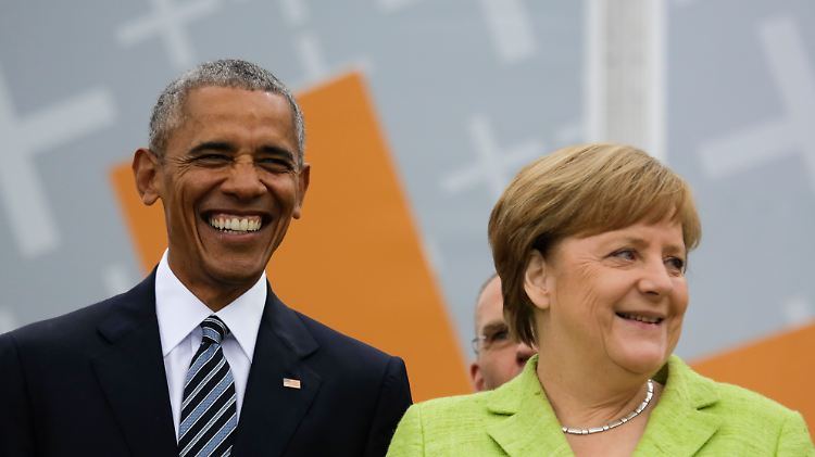 Fast wie früher. Kurz nach dem Auftritt mit Obama musste Merkel nach Brüssel - zu Trump.