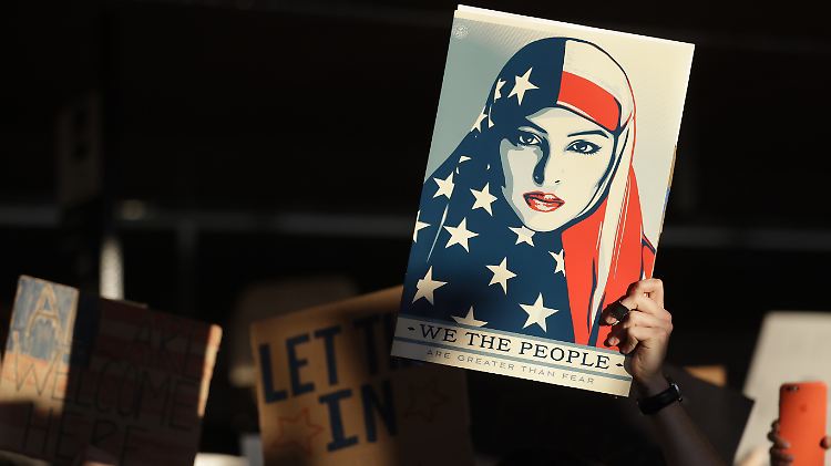 Gegen Trumps Einreisebann gingen Zehntausende in den USA auf die Straße.