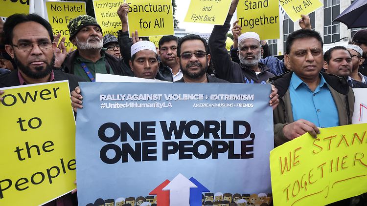 Gegen Trumps Einreisebann gingen Zehntausende in den USA auf die Straße.