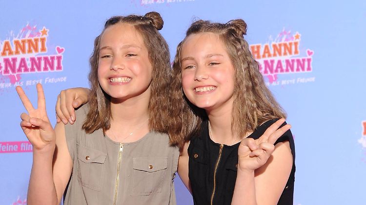 Laila und Rosa Meinecke bei der Premiere in Berlin. 