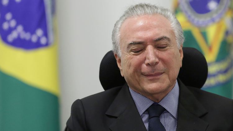 Steht mit dem Rücken zur Wand: Michel Temer