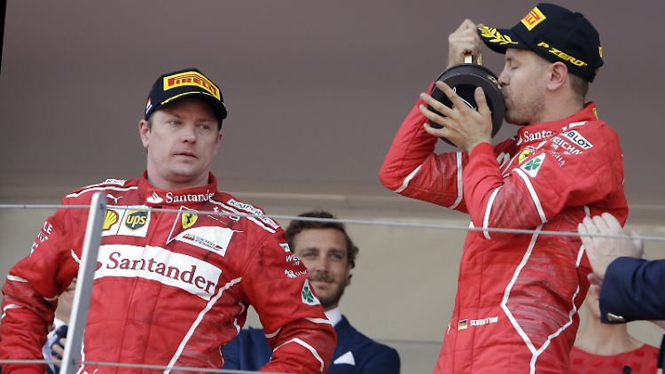 Kimi Räikkönen kann sich über den zweiten Platz in Monaco nicht wirklich freuen.
