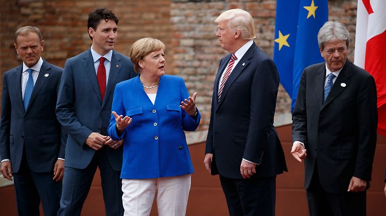 Nach dem G7-Gipfel hat Merkel sich klar zu Europa und damit gegen Trumps USA-Politik bekannt.