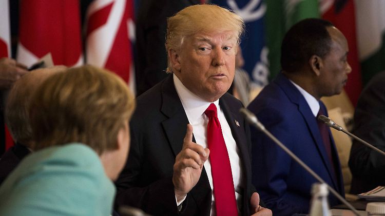 "Die alte Ordnung ist dahin": Kanzlerin Merkel und US-Präsident Trump.