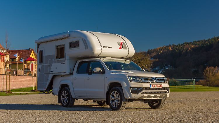 Auch der Amarok eignet sich als Basis für ein Reisemobil.