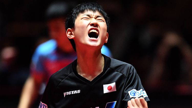 "Im Tischtennis hat das Alter nichts zu sagen": Tomokazu Harimoto.