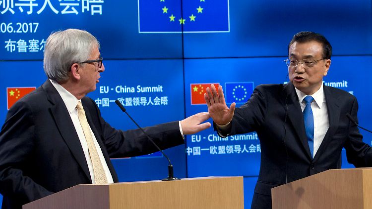 Li Keqiang und Jean-Claude Juncker.