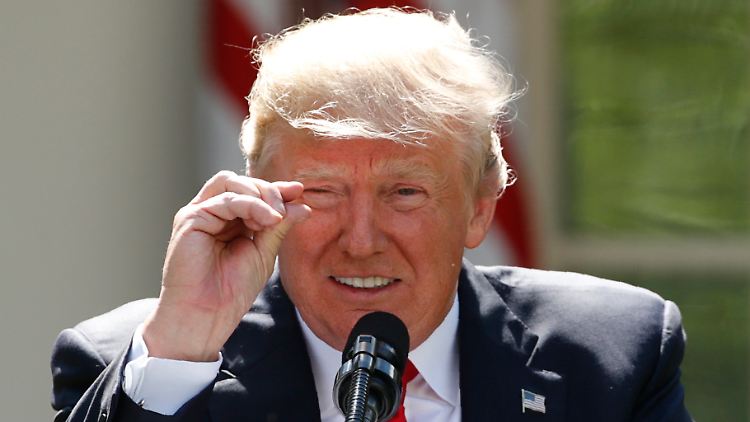Donald Trump ist aus dem Klimaabkommen ausgestiegen. Den globalen Temperaturanstieg nimmt er aber offenbar ernst.