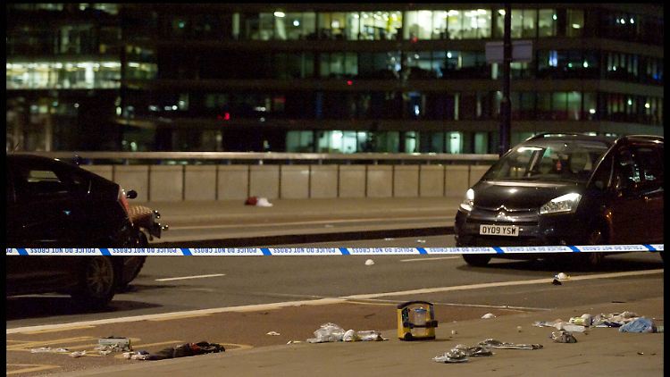 Der Angriff begann auf der London Bridge.