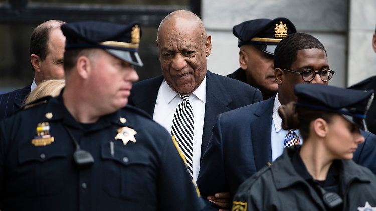 Cosby bei einem Gerichtstermin im April.