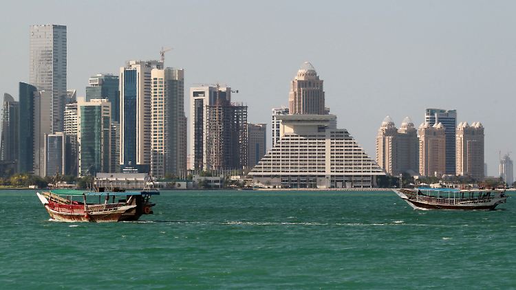 Skyline von Katar.