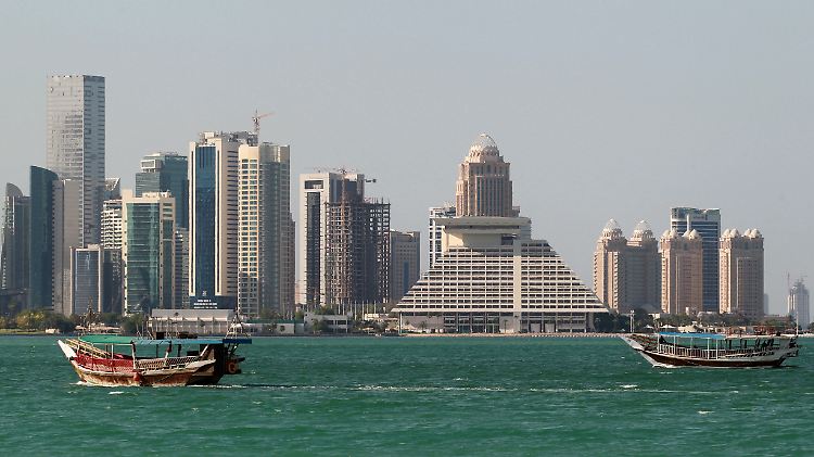 Die Skyline von Doha