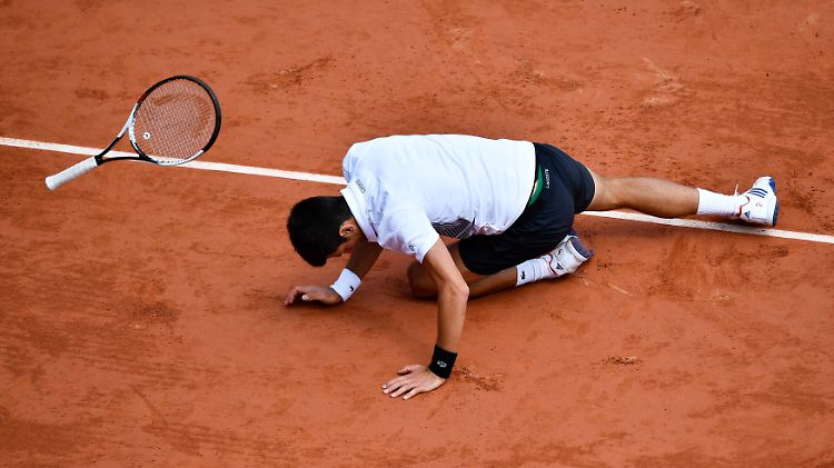 Aus im Viertelfinale: Novak Djokovic kann seinen Titel bei den French Open nicht verteidigen.
