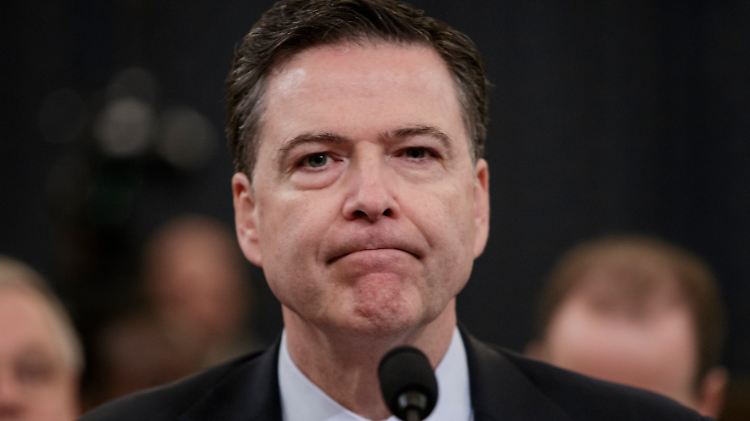 Ex-FBI-Chef Comey sagt am Donnerstag vor dem Geheimdienstausschuss des US-Senats aus.