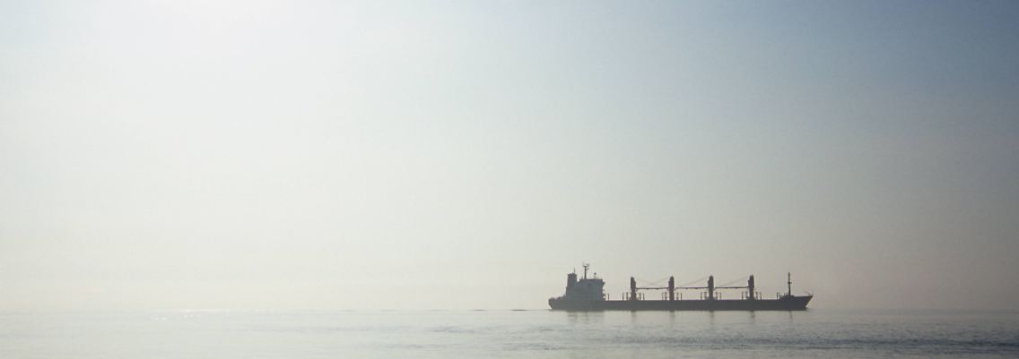 Frachtschiff vor British Columbia