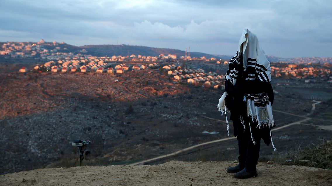 Rund 350.000 israelische Siedler leben derzeit im Westjordanland.