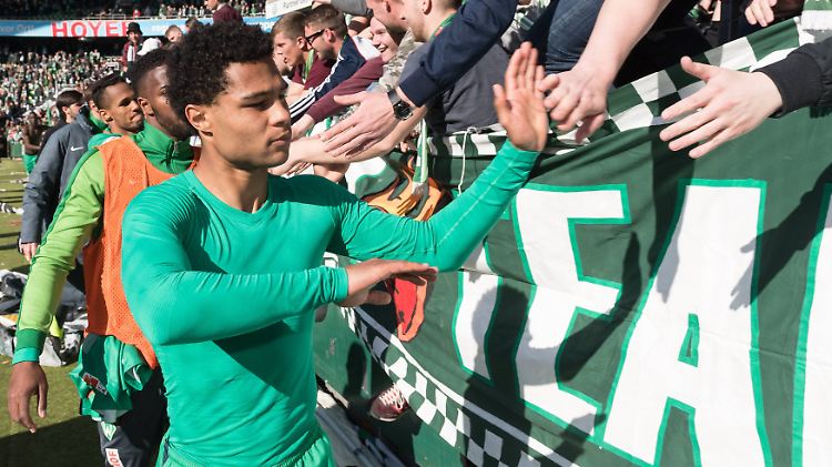 Tschüss, Werderaner! Nach einem Jahr in Bremen verabschiedet sich Serge Gnabry bereits wieder.
