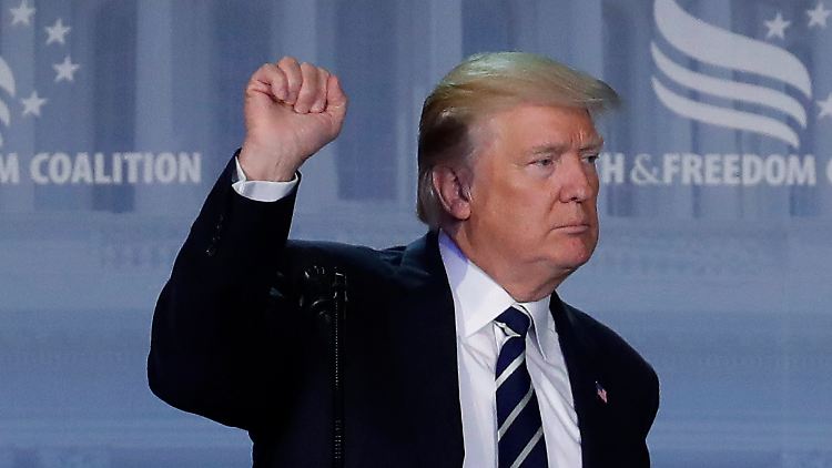"Sein Verhalten deutet auf eine tiefe Empathielosigkeit hin": Donald Trump.