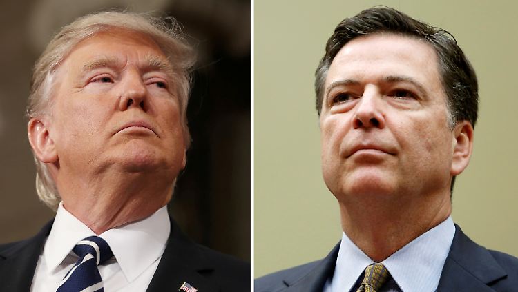 Im Frühjahr hielt die Entlassung von FBI-Chef Comey (r.) Washington auf Trab.