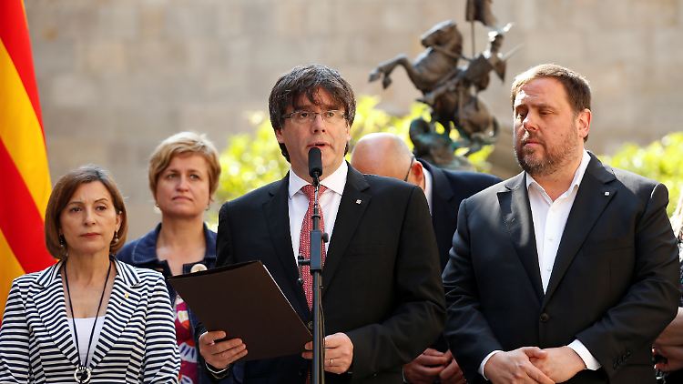 Der Ministerpräsident Kataloniens, Carles Puigdemont, beharrt darauf, dass die Regierung das Ergebnis akzeptieren wird.