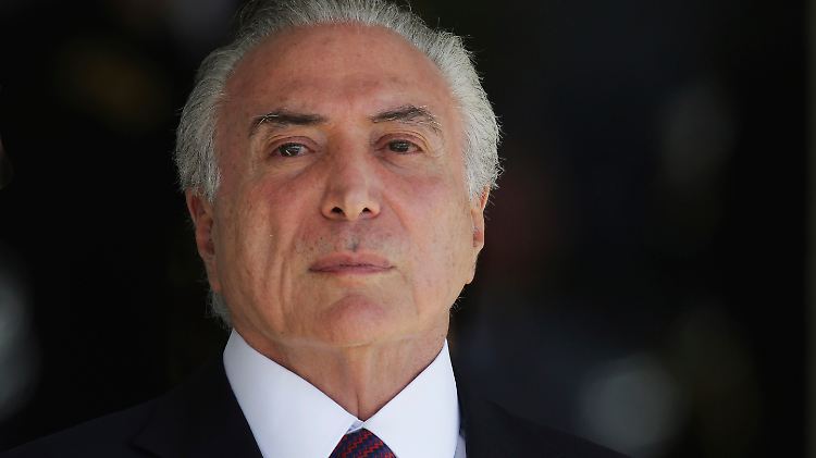 Übernahm im Mai 2016 die Regierungsgeschäfte in Brasilien: Michel Temer.