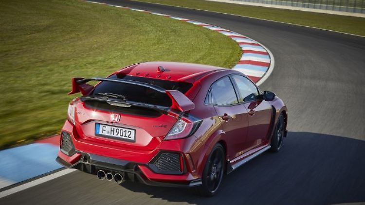 Viele Spoiler, mehr PS und ein neues Getriebe: Der Civic Type R ist die sportliche Version von Hondas Civic.