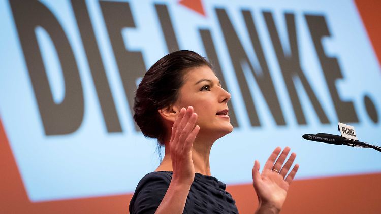 Sahra Wagenknecht, Spitzenkandidatin der Linken.