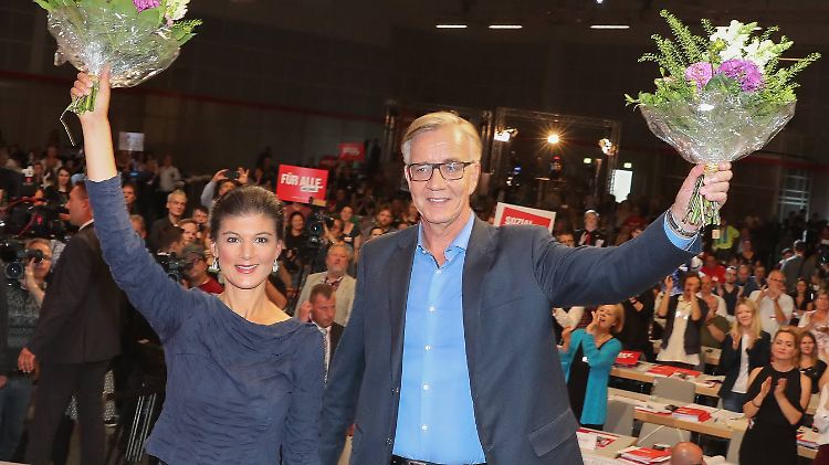 Sahra Wagenknecht und Dietmar Bartsch sind die Spitzenkandidaten der Linken.