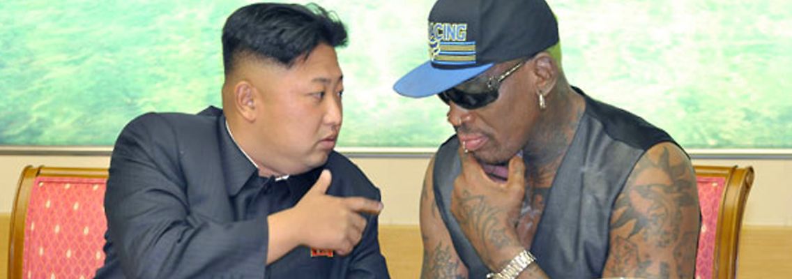 2013 traf Rodman Kim - ob es auch diesmal ein Treffen gibt, ist unklar.