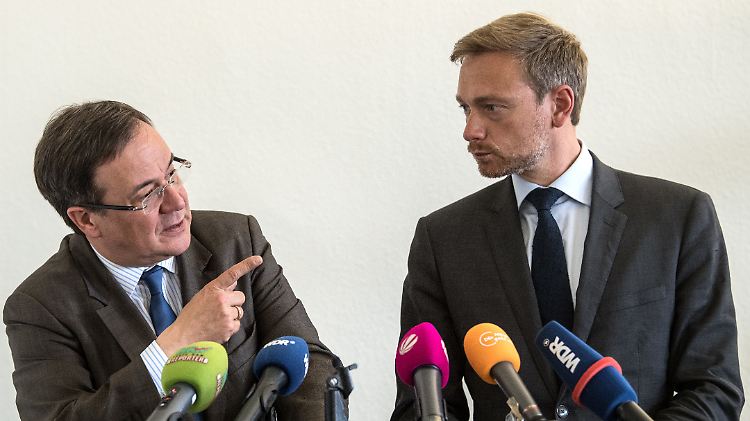 Armin Laschet und Christian Lindner wollen eine Koalition in Düsseldorf eingehen.
