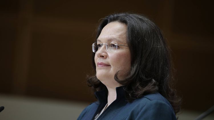 Bundesarbeitsministerin Andrea Nahles wird Fraktionschefin der SPD.