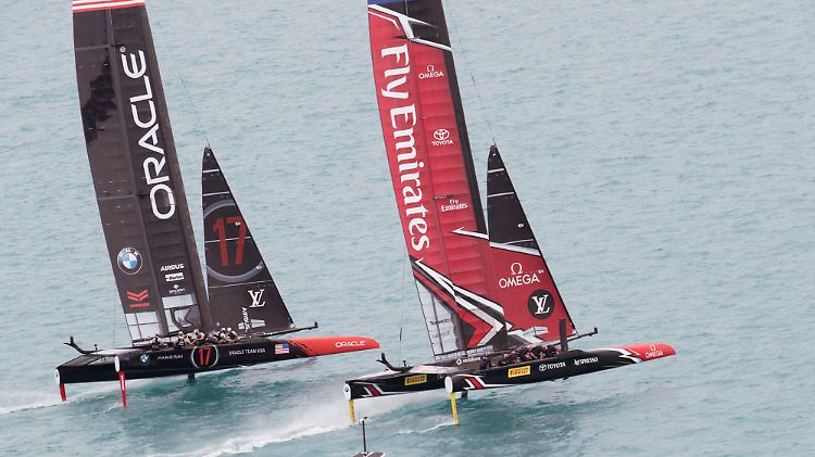 Im Finale des America's Cup duellieren sich die Teams aus den USA und Neuseeland.