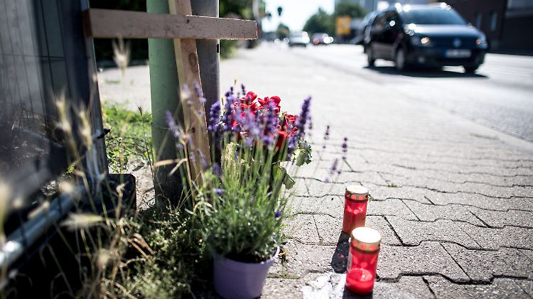 In Mönchengladbach nahe der Unfallstelle.