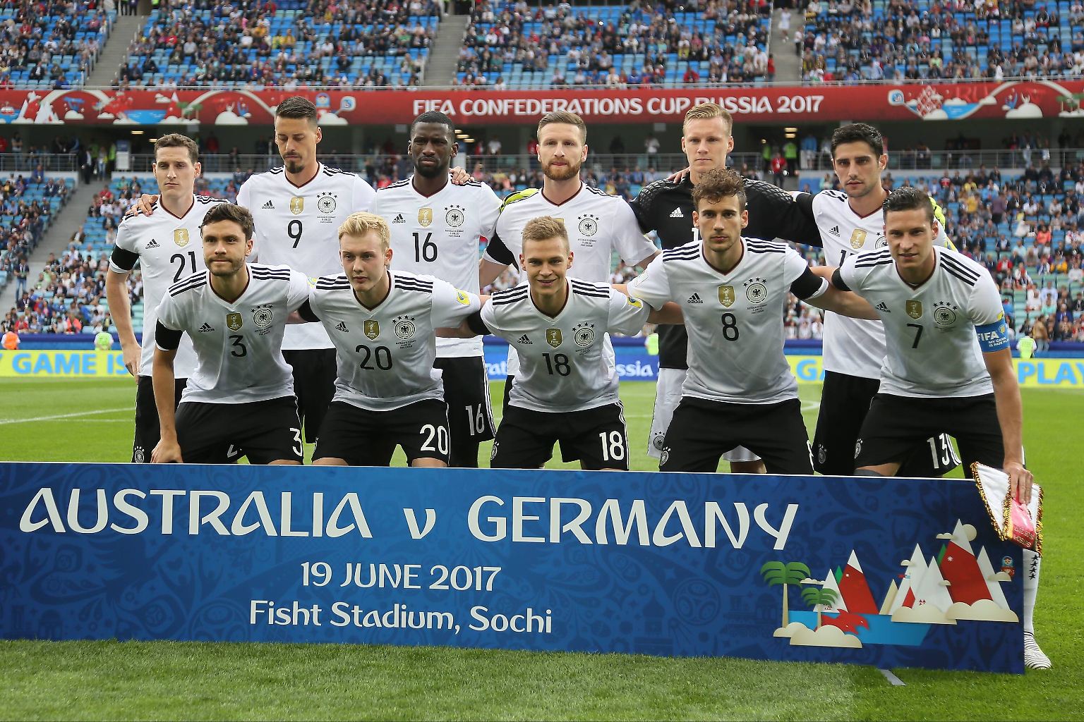 Sieg gegen Australien: Das unerfahrene deutsche Perspektivteam startet erfolgreich in den Confed Cup. 