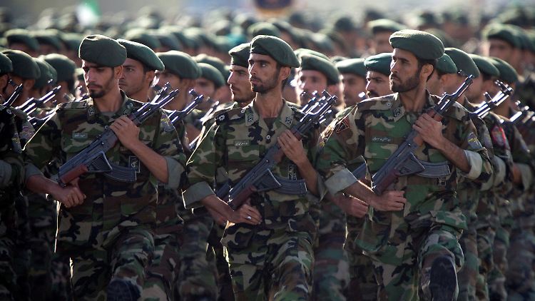 Bei den Festgenommenen handelt es sich um Mitglieder der iranischen Revolutionsgarden.