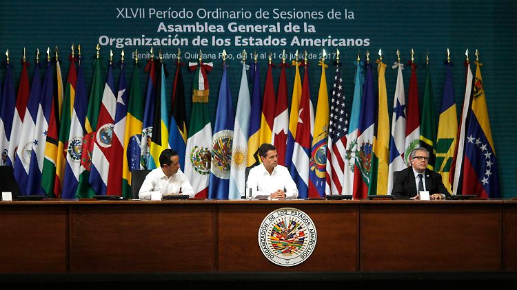 Die Organisation Amerikanischer Staaten zeigt sich beim Thema Venezuela handlungsunfähig.