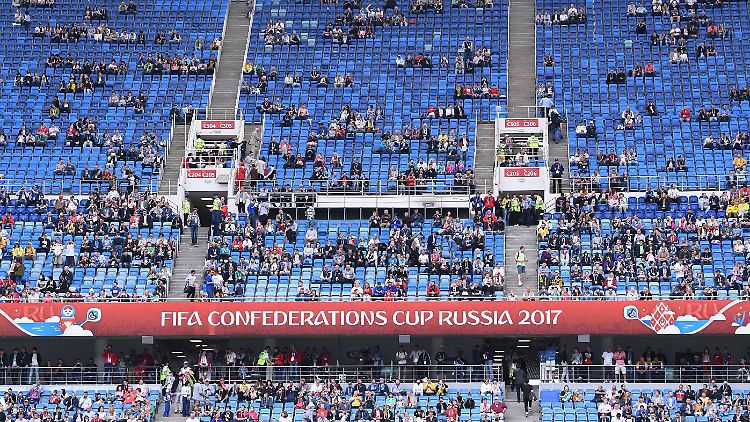 Das Interesse am Weltmeister hielt sich extrem in Grenzen - 28.605 Zuschauer sollen die Partie gegen Australien verfolgt haben.