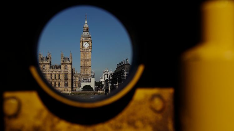 Blick auf das Parlamentsgebäude in London.