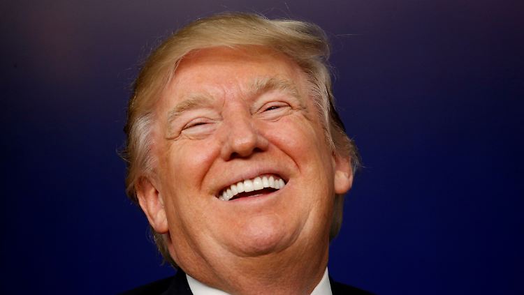 Donald Trump findet "seine" Idee zum Solar-Mauer-Bau richtig gut. 