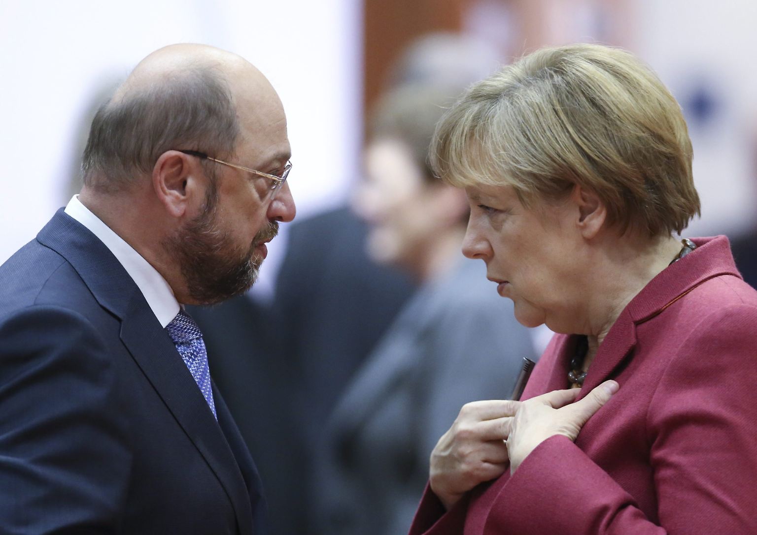 Angela Merkel oder Martin Schulz - das ist das entscheidende Duell vor ...