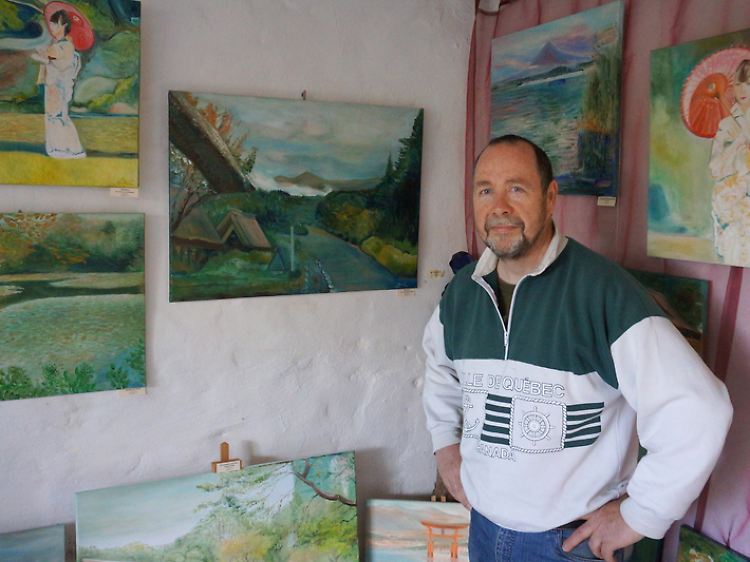 Jens Nagel betreibt einen exotischen Kunst-Garten in Retzow bei Lychen. Man muss die Ruhe aushalten, sagt er über die Uckermark.