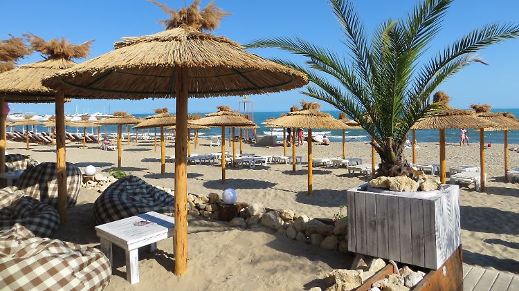 Der Strand von Sweti Wlas.